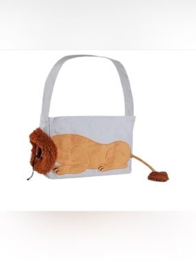 Pet Outdoor Bag Lion Shaped 
Cat 🐈 & Dog 🐕 Canvas Carrier Bag